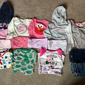 Lot of Baby Girl 2T clothes